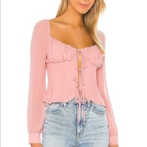 Majorelle Waldorf top in Blush
